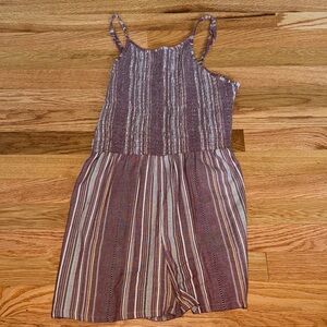 Angie Woman’s Purple Striped Jumpsuit